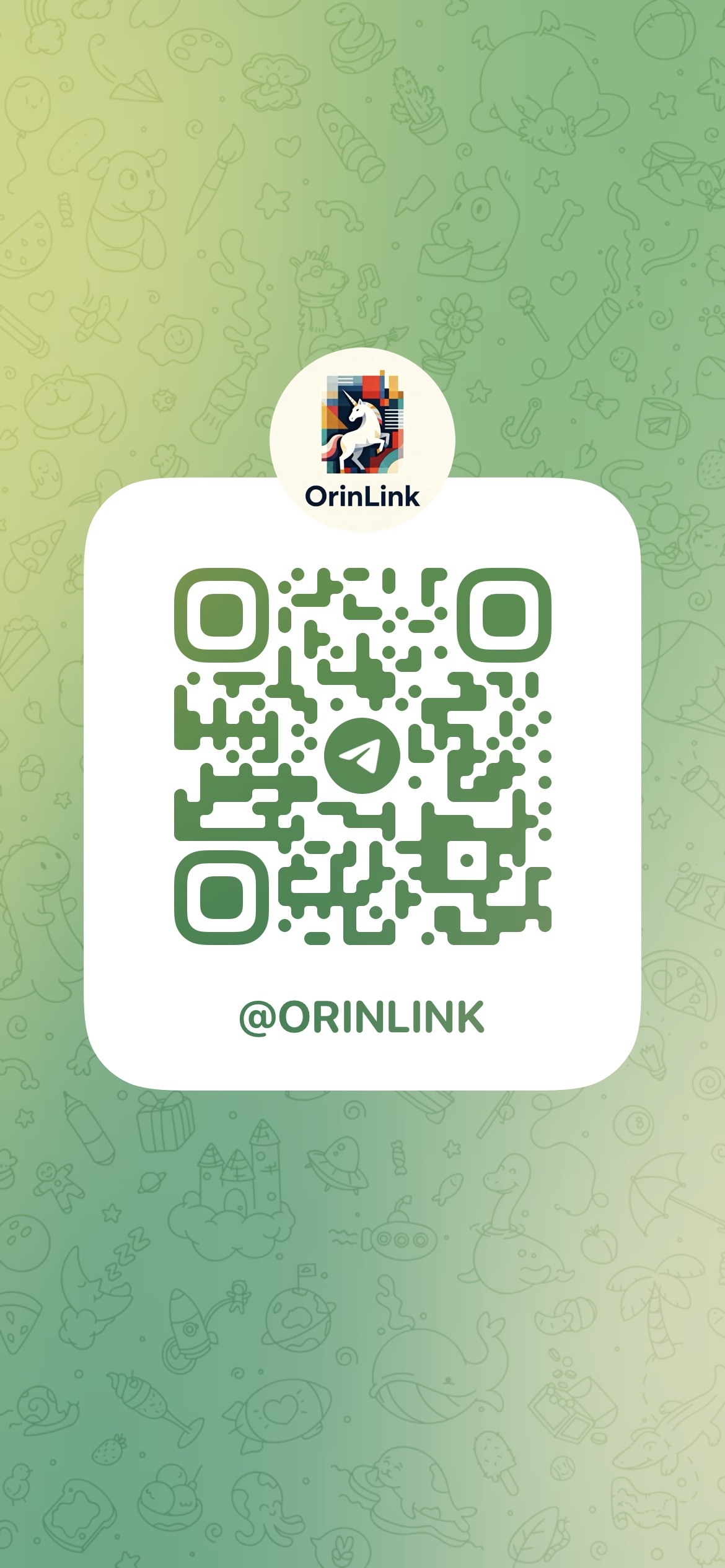 Telegram QR — @OrinLink